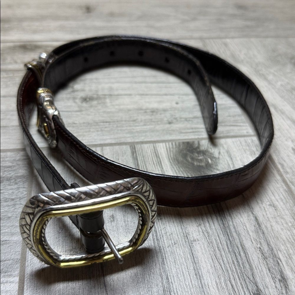 Brighton - 40210 Ladies Belt Size M|30 Reversible Black and Brown